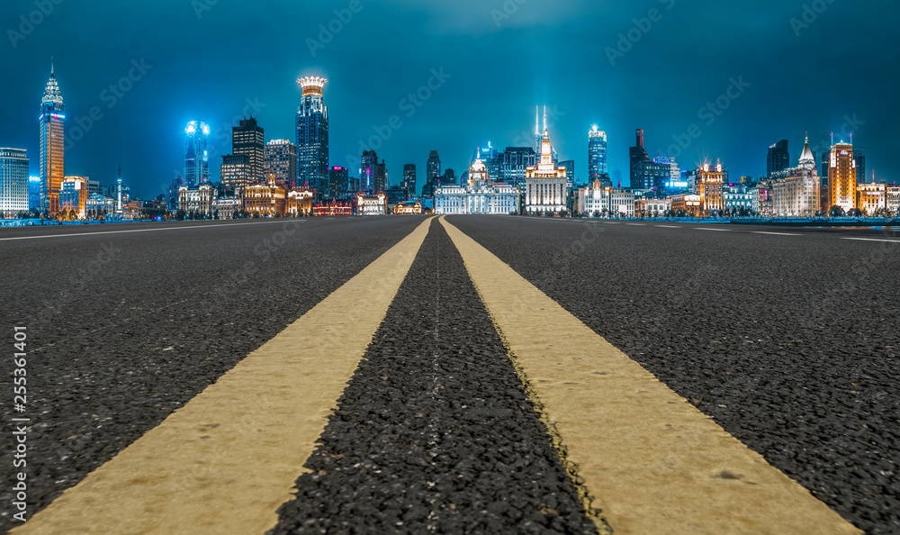 Urban Road, Highway and Construction Skyline..