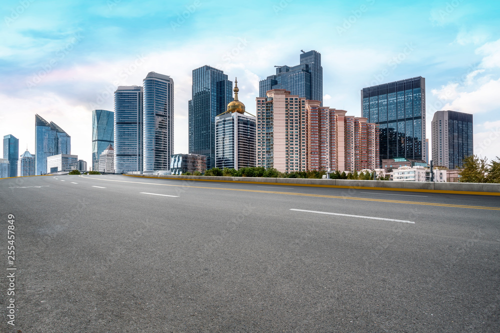 Urban Road, Highway and Construction Skyline..