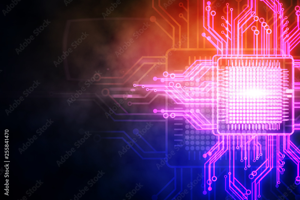 Circuit chip background