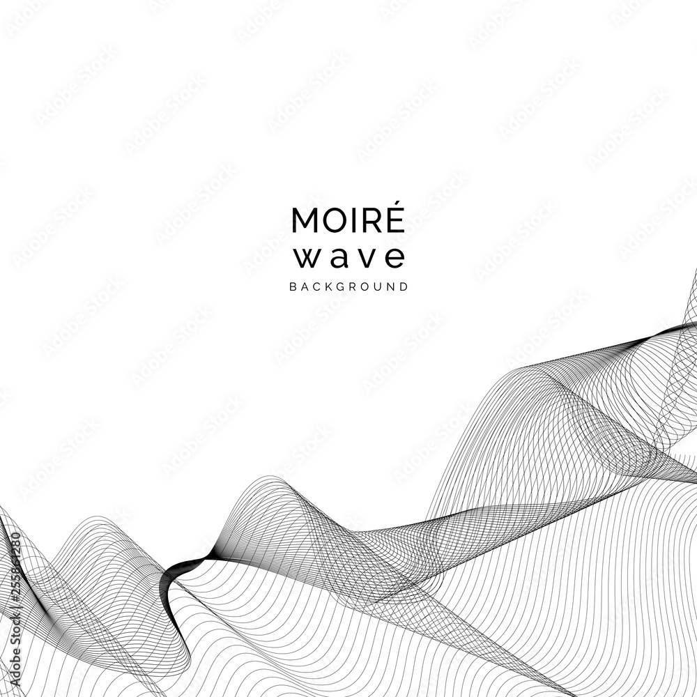 Moiré pattern background