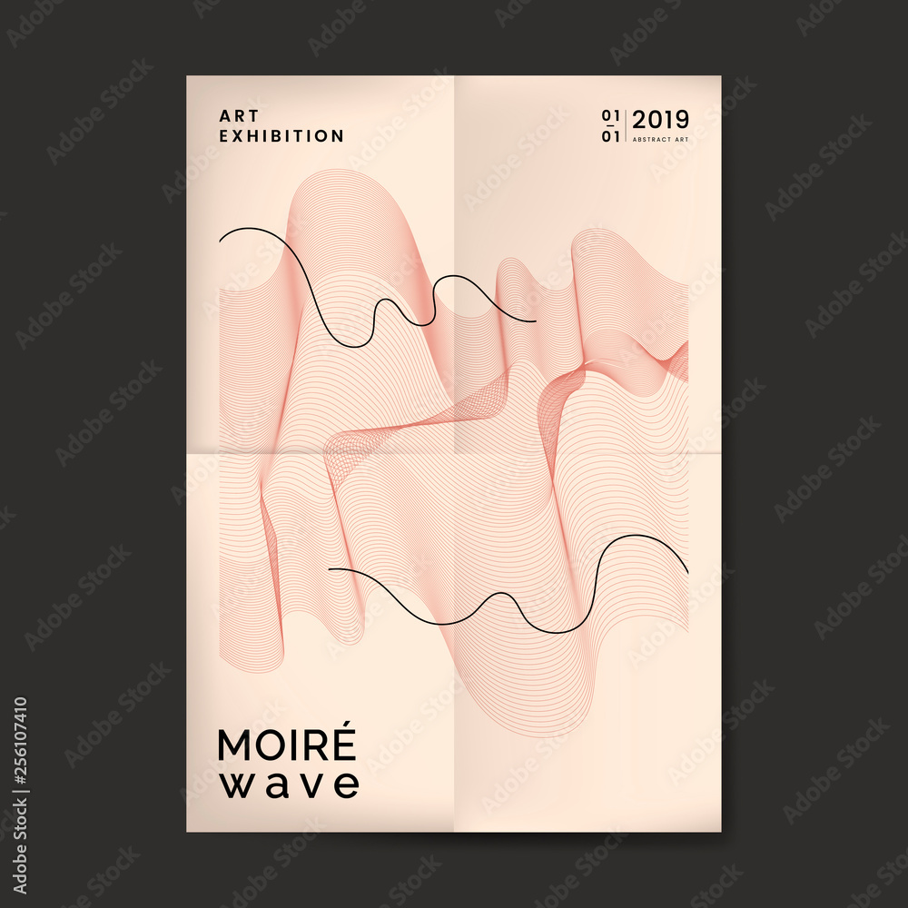 Moiré pattern background