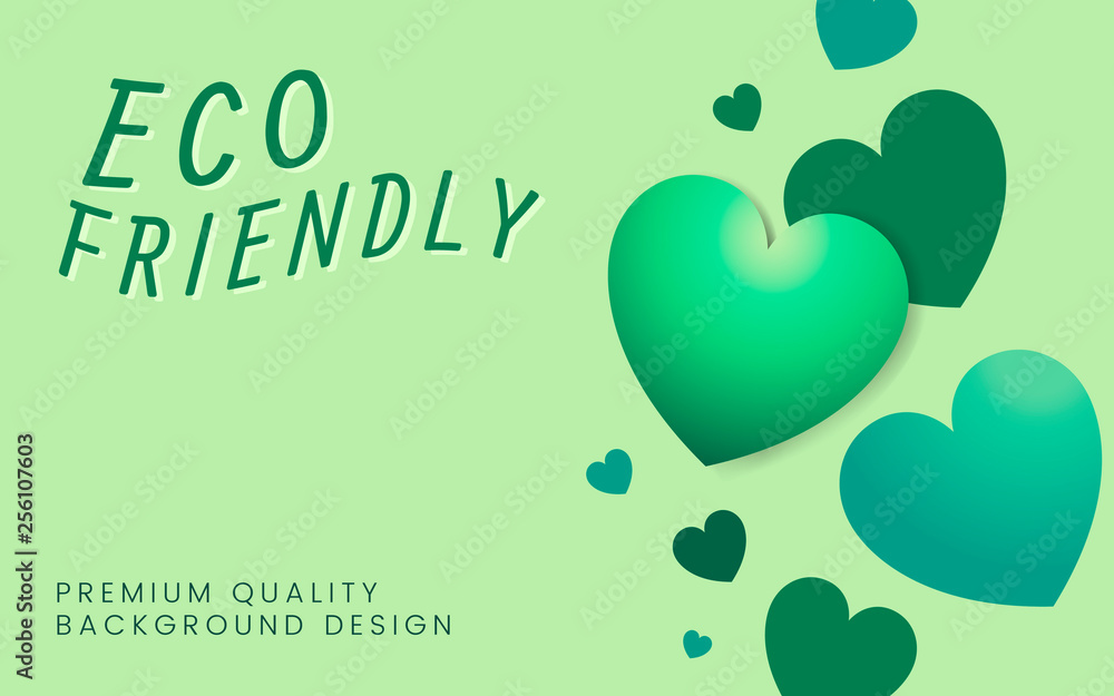 Heart background illustration