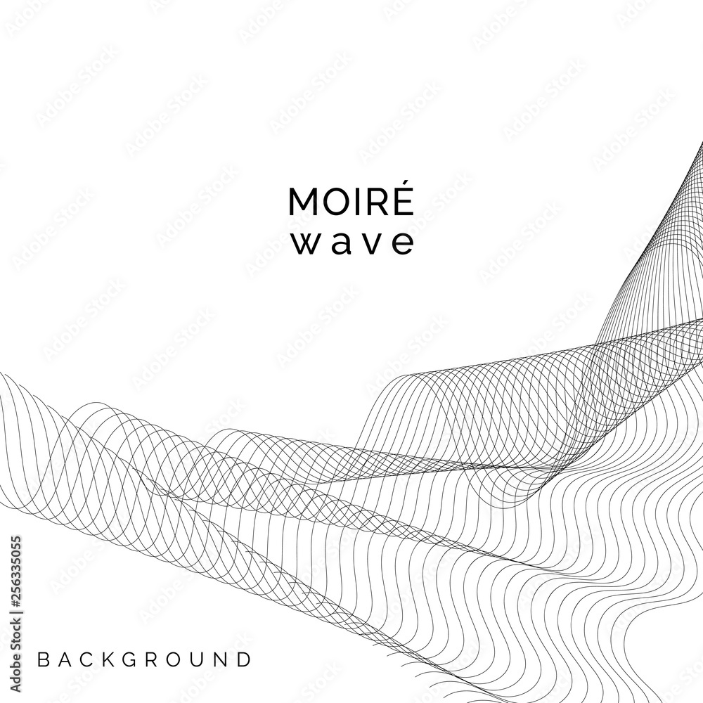 Moiré pattern background