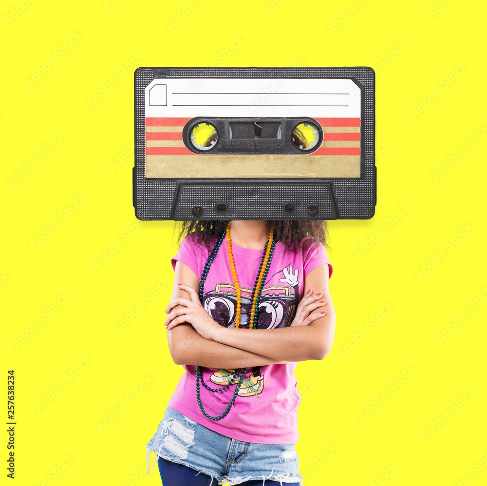 Retro music concept.