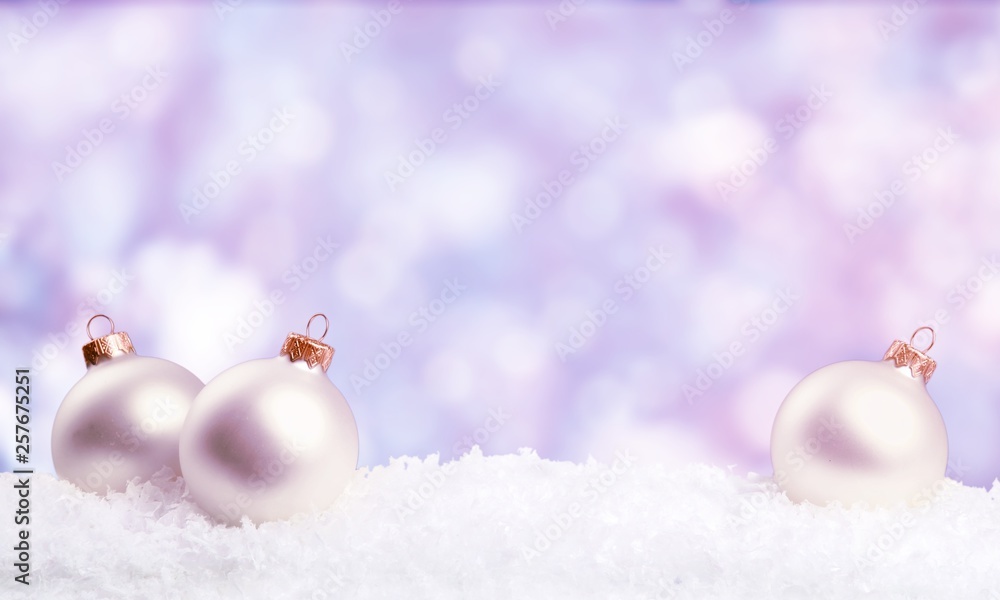 Christmas decorations isolated  on white background