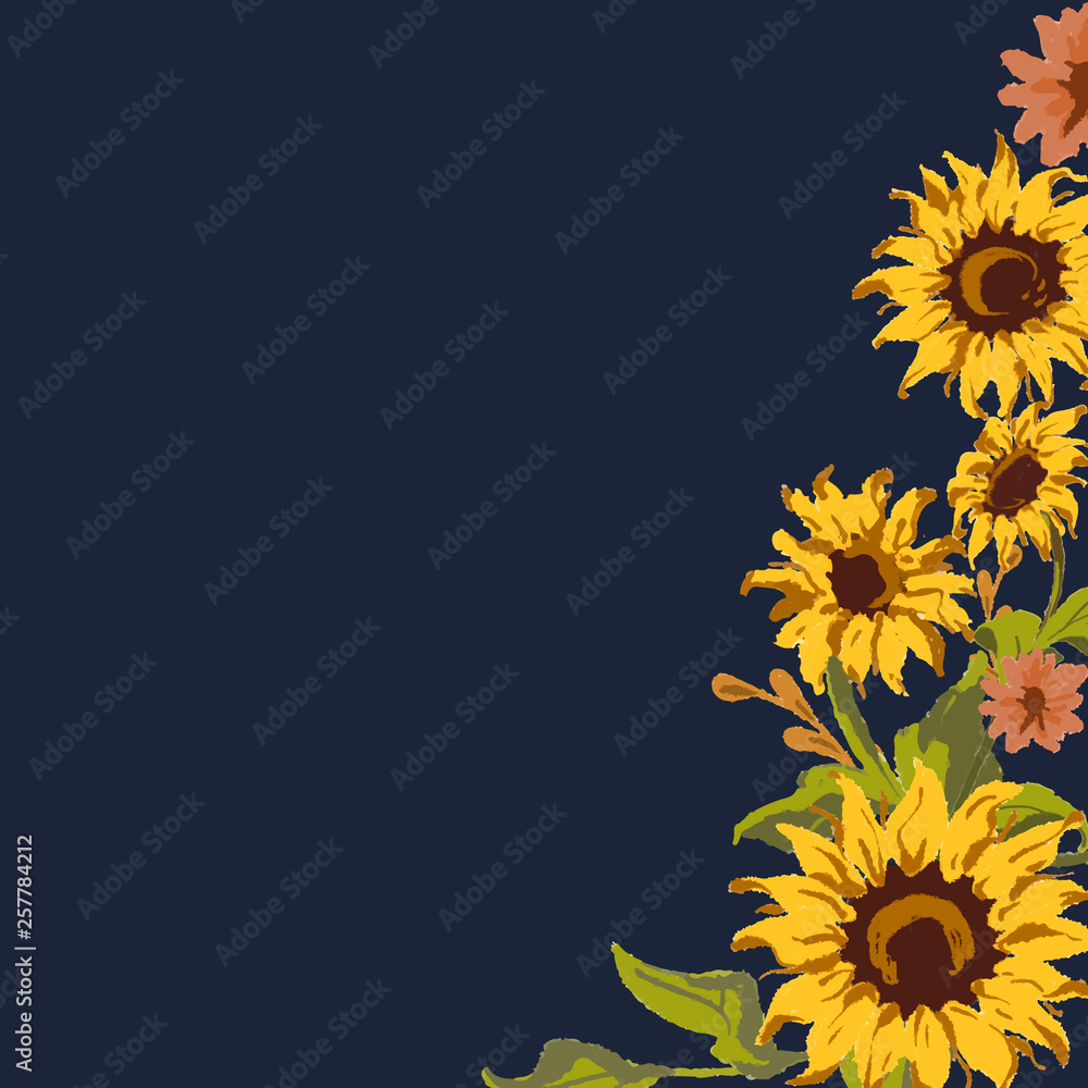 Sunflower pattern