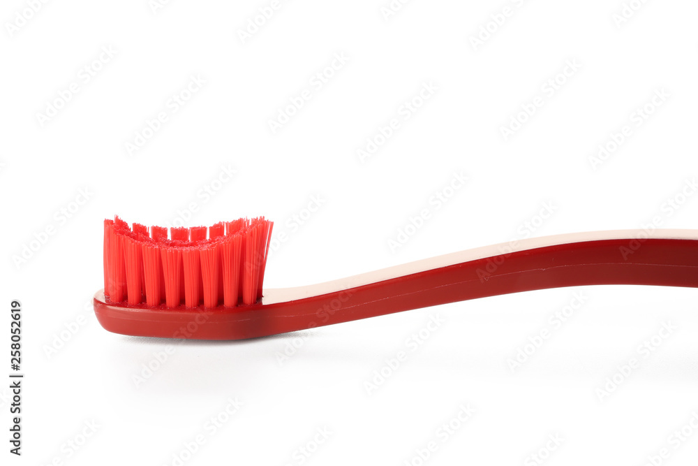 Toothbrush on white background