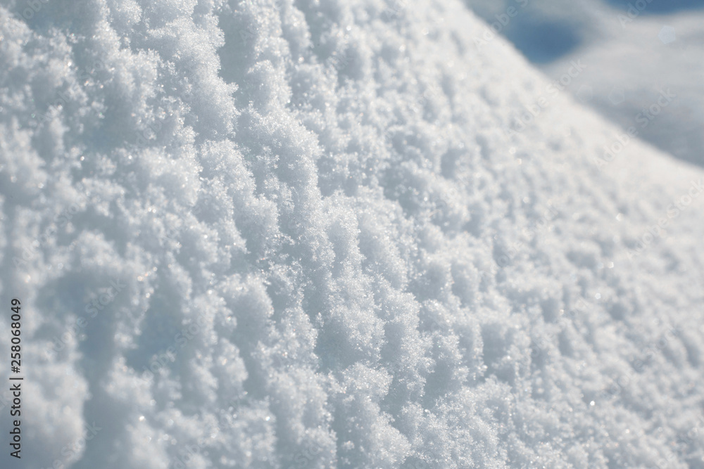 冬季白雪面