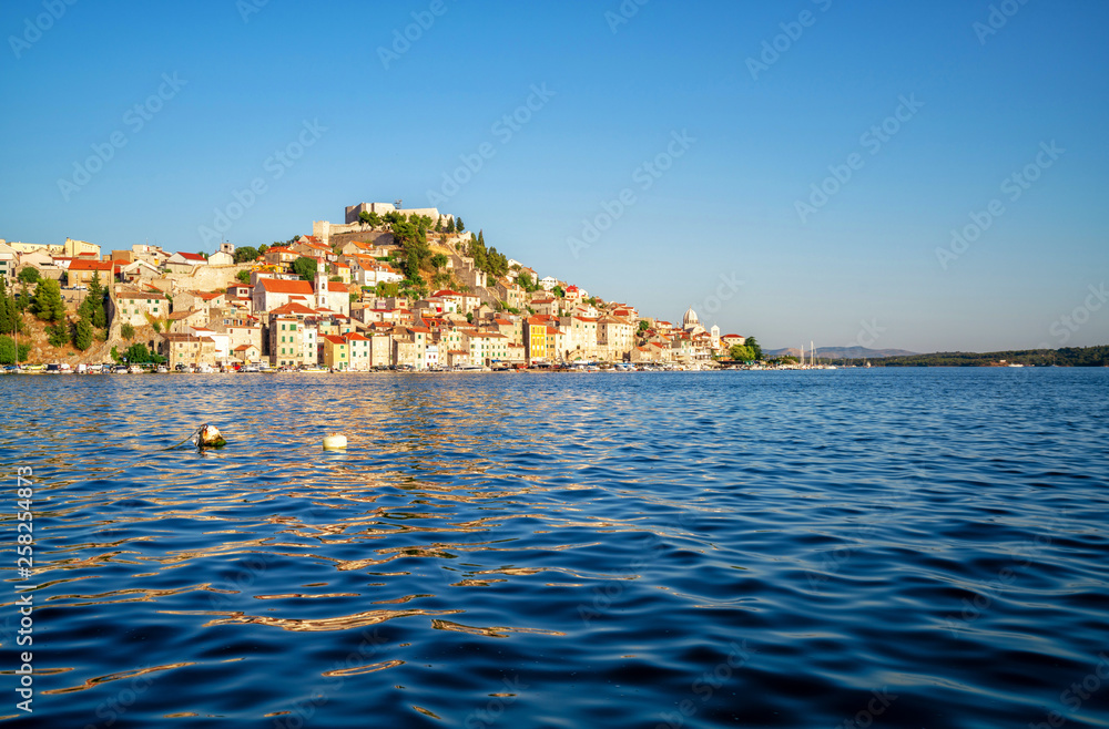 The old town of Sibenik in Dalmatia, Croatia is the famous tourist destination of Croatia.