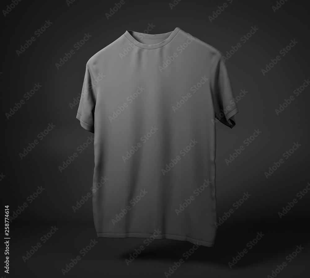 Empty blank t-shirt