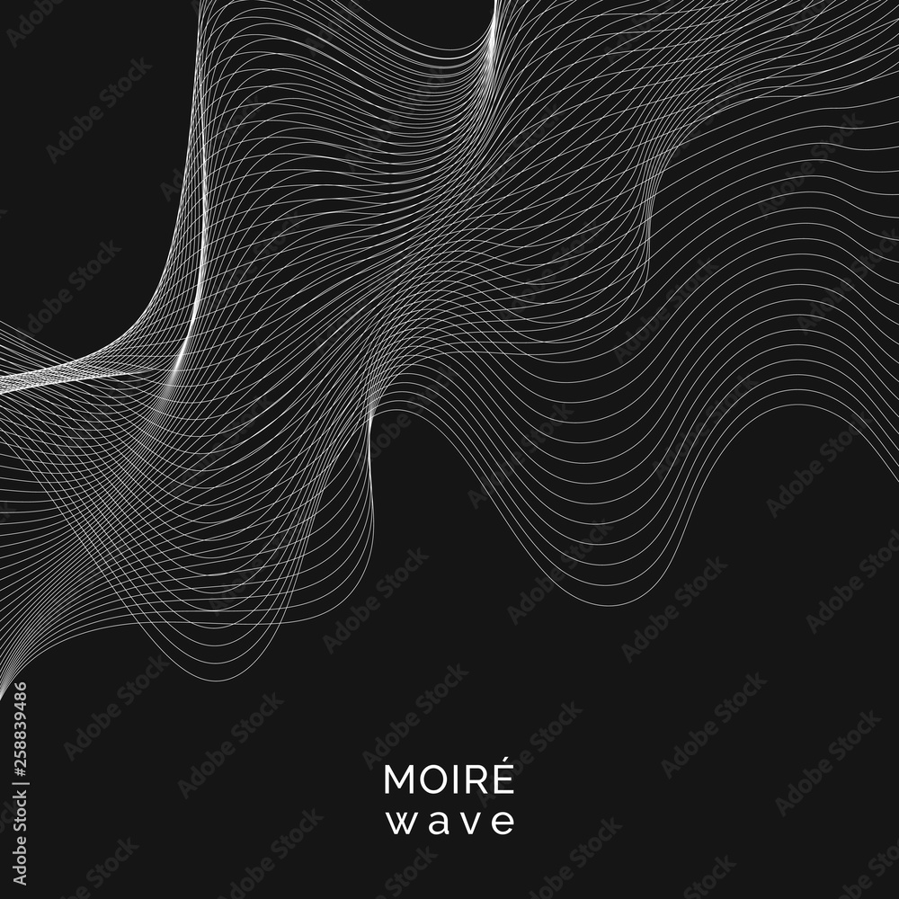 Moiré pattern background