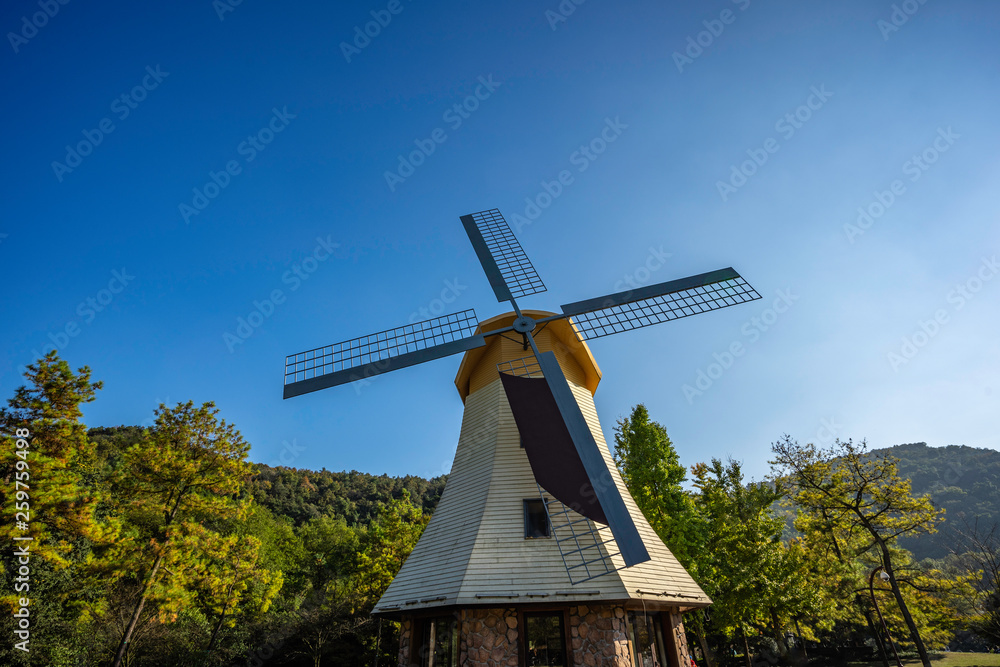 windmill in holland