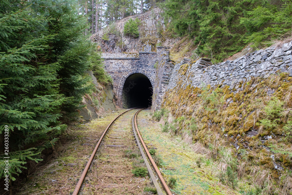 Tunnel an stillgelegter Bahnstrecke