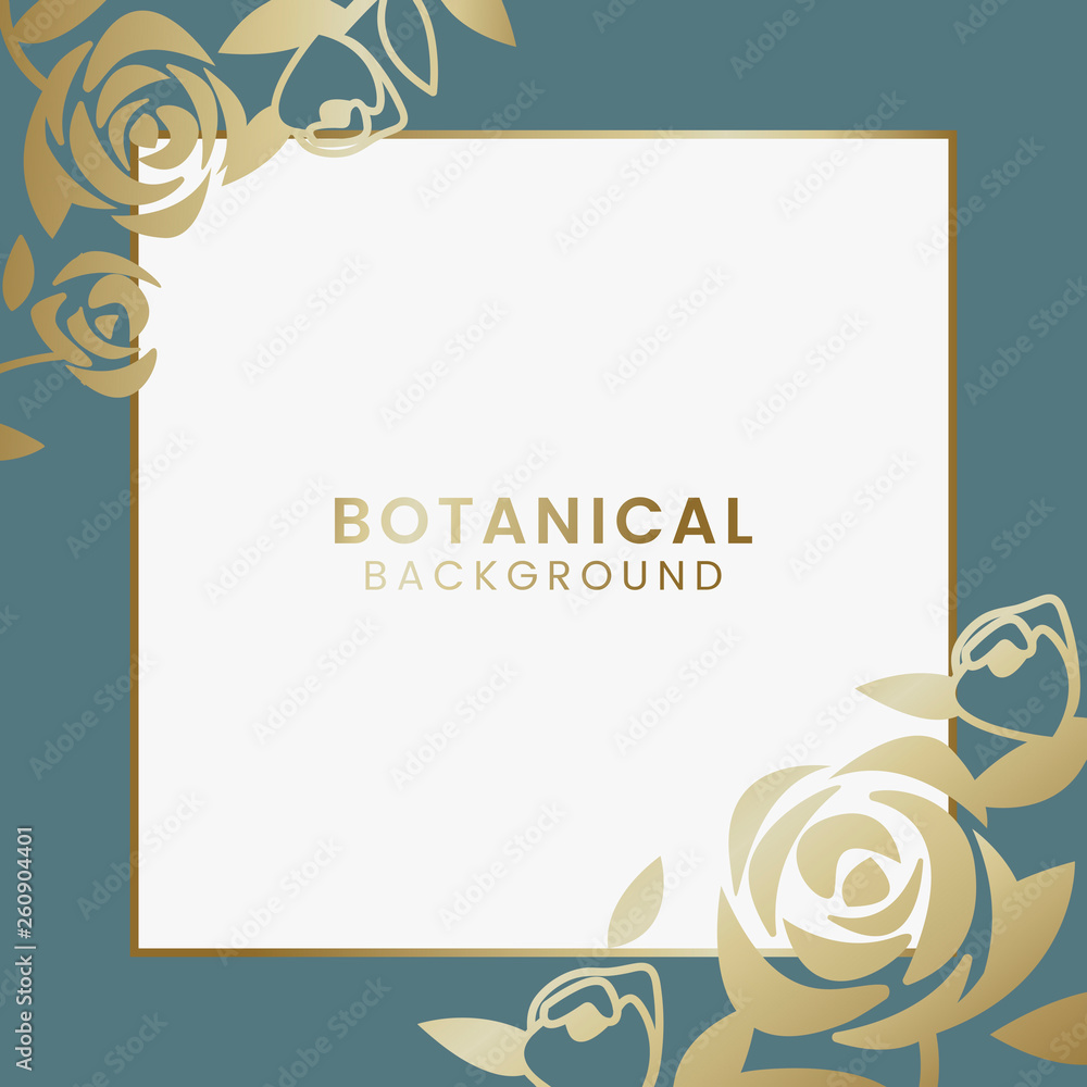 Botanical floral illustration