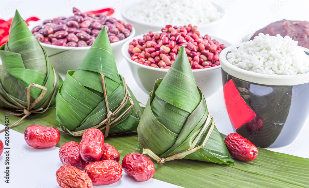 Chinese traditional festival delicacies Dragon Boat Festival Zongzi..