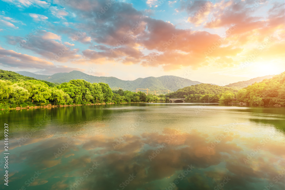 杭州青山碧湖自然风光