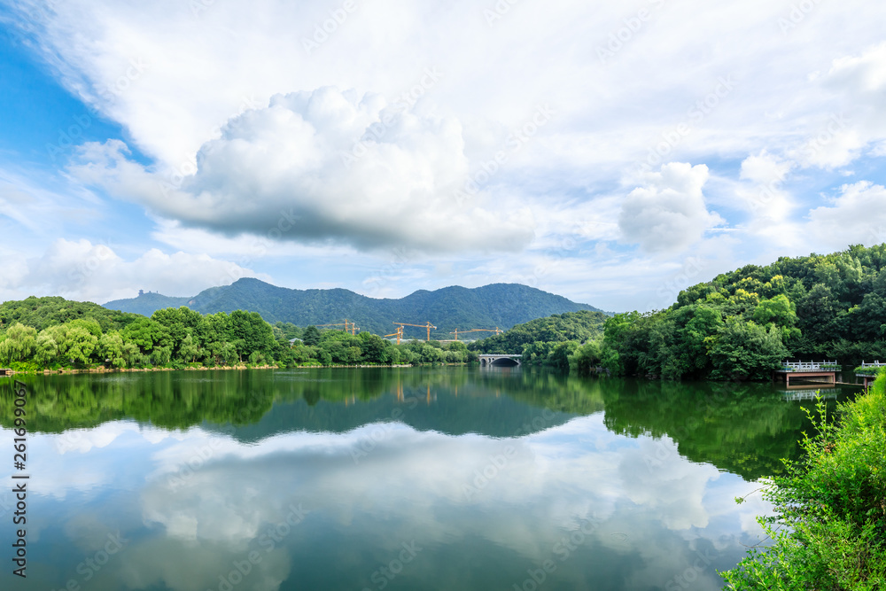 杭州青山静湖自然风光