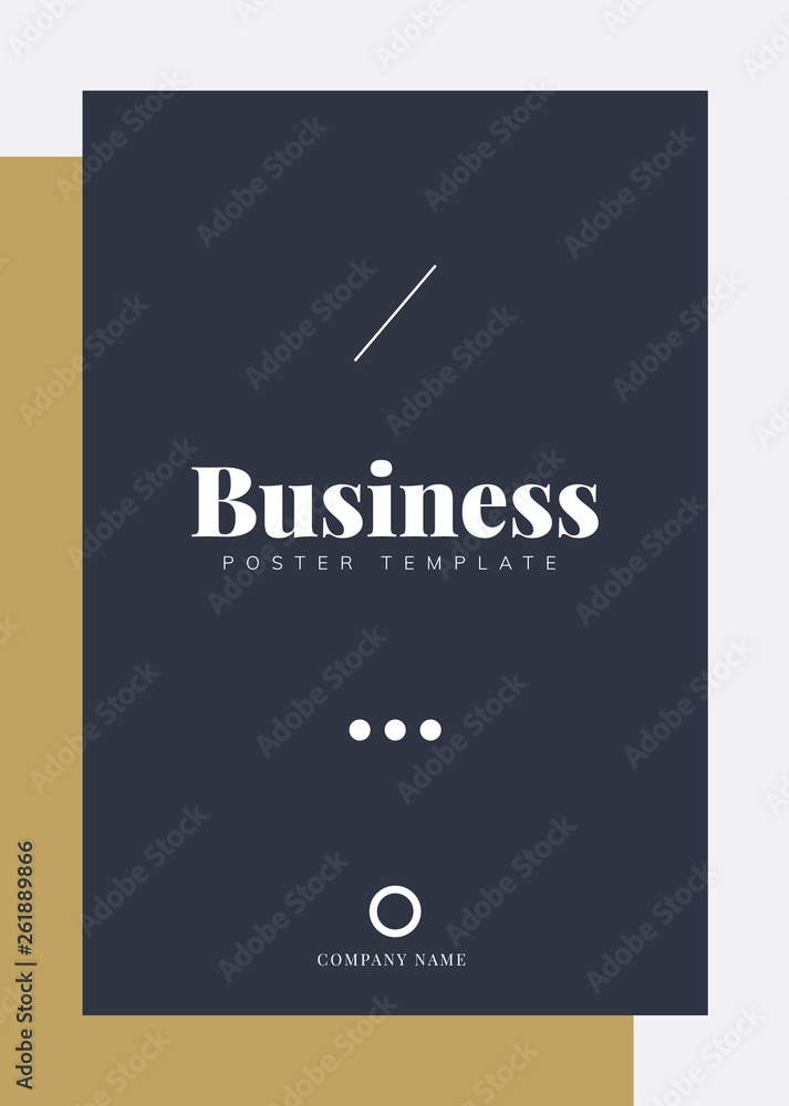 Corporate brochure and poster template