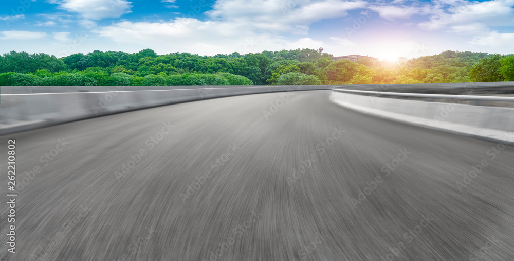 Road and Natural Landscape Landscape