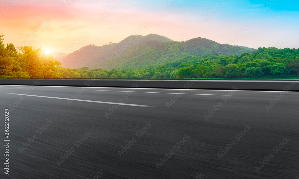 Road and Natural Landscape Landscape