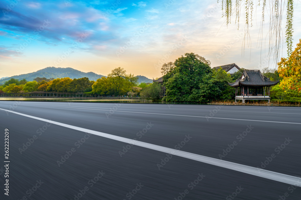 道路与自然景观景观