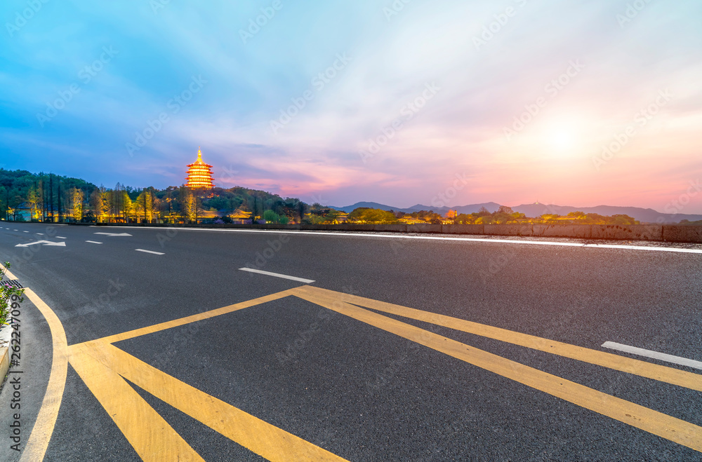 道路与自然景观景观