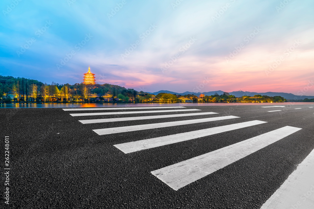 Road and Natural Landscape Landscape