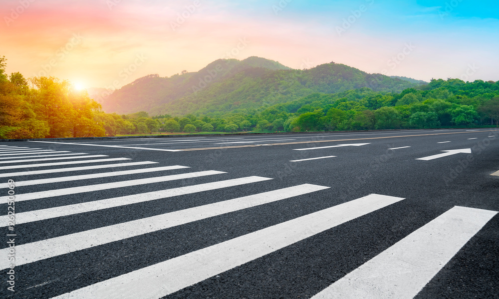 Road and Natural Landscape Landscape