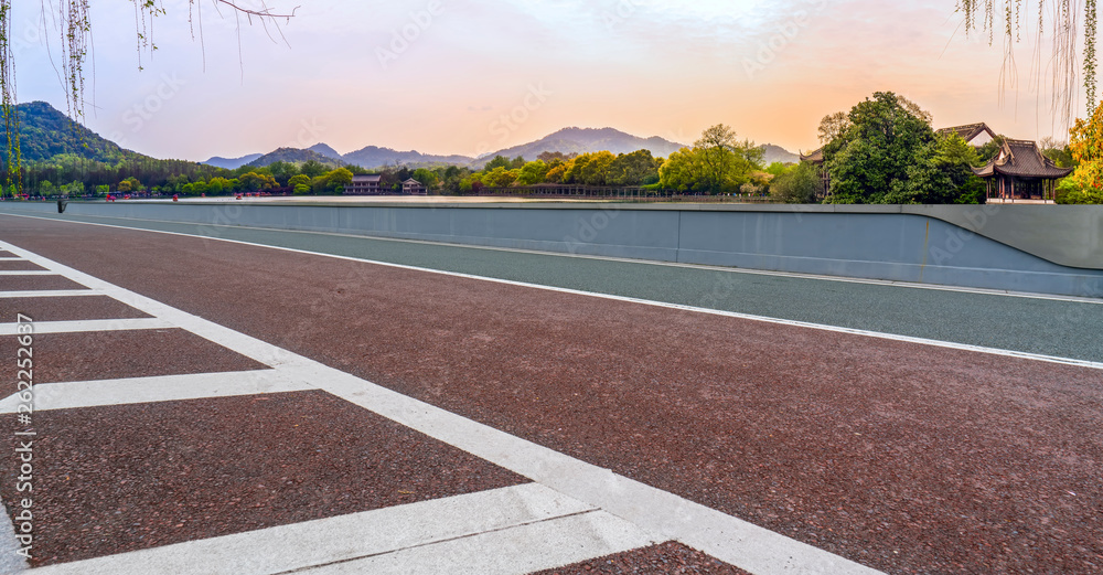 道路与自然景观景观