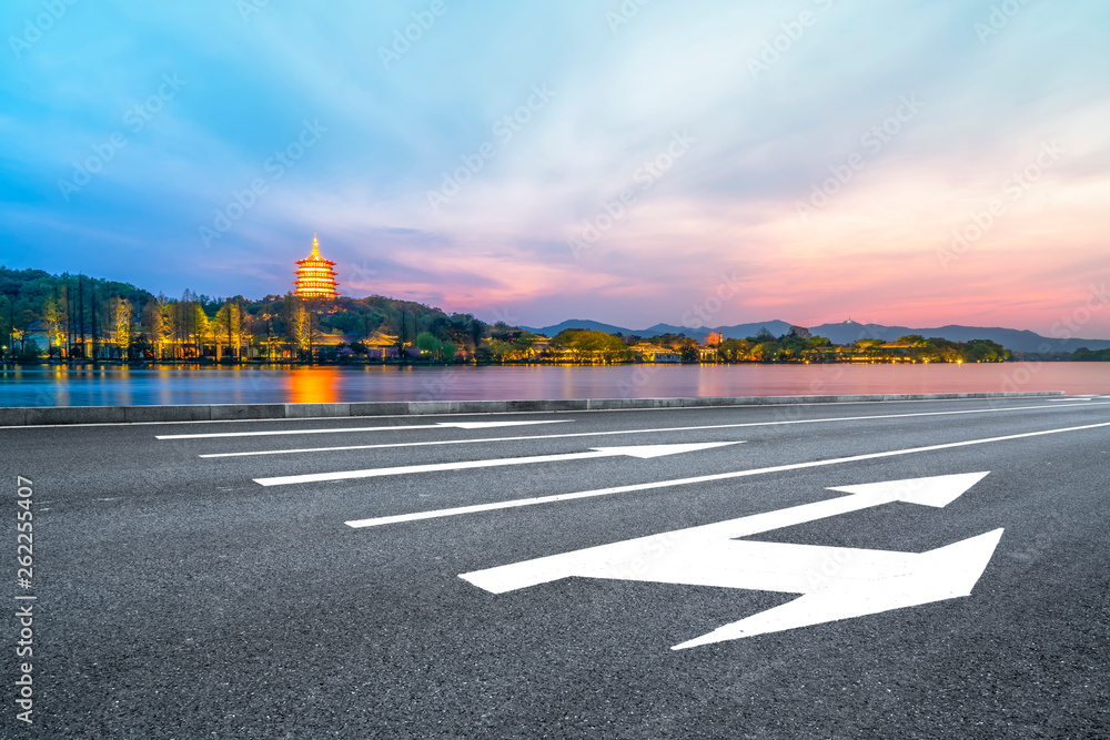 Road and Natural Landscape Landscape