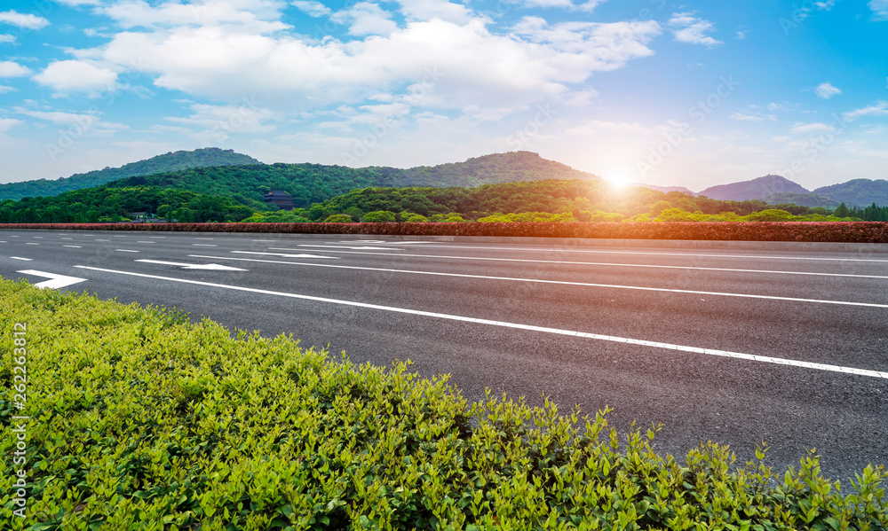 道路与自然景观景观