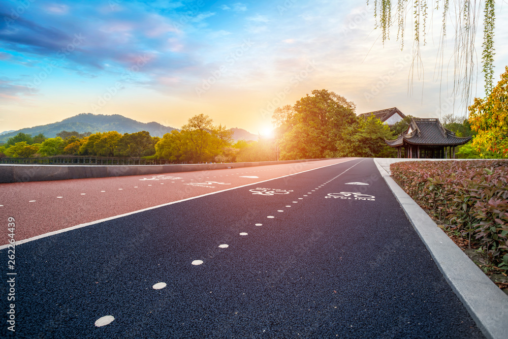 道路与自然景观景观