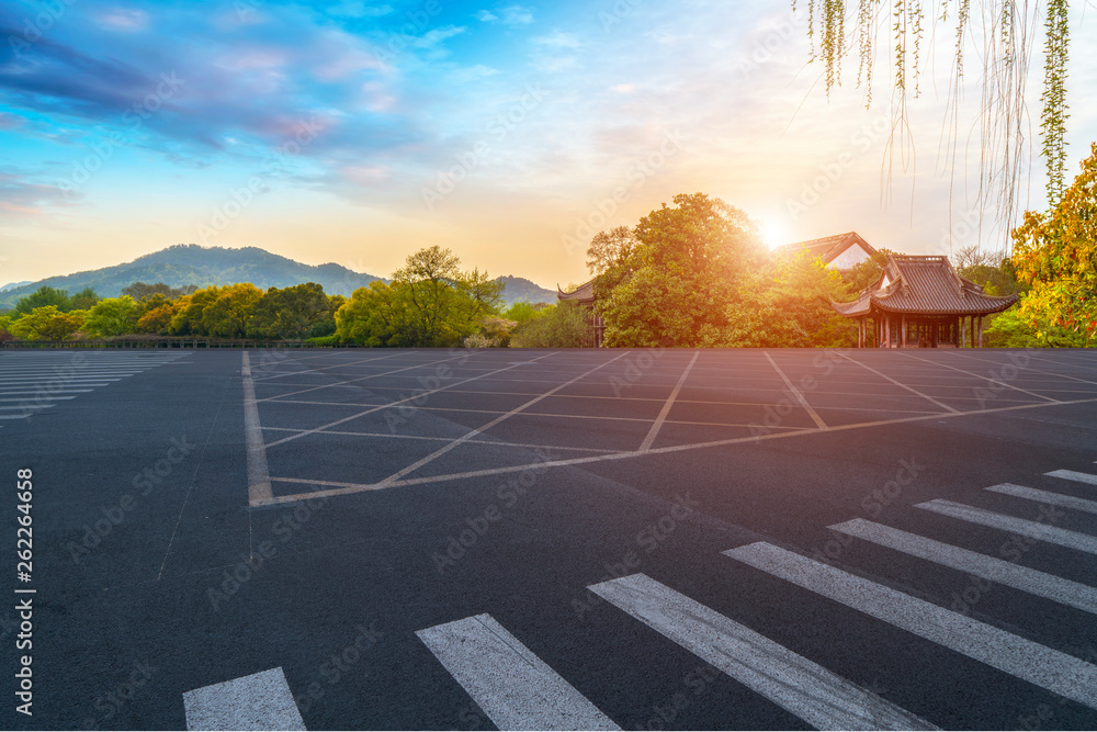 道路与自然景观景观