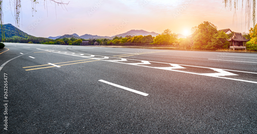 道路与自然景观景观