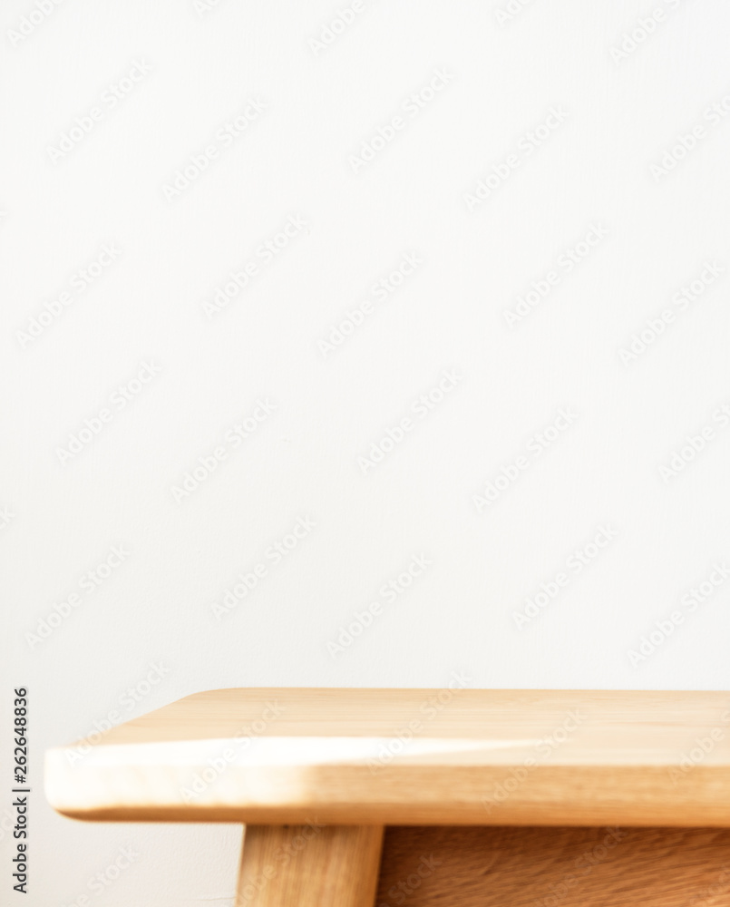 Wooden table product background