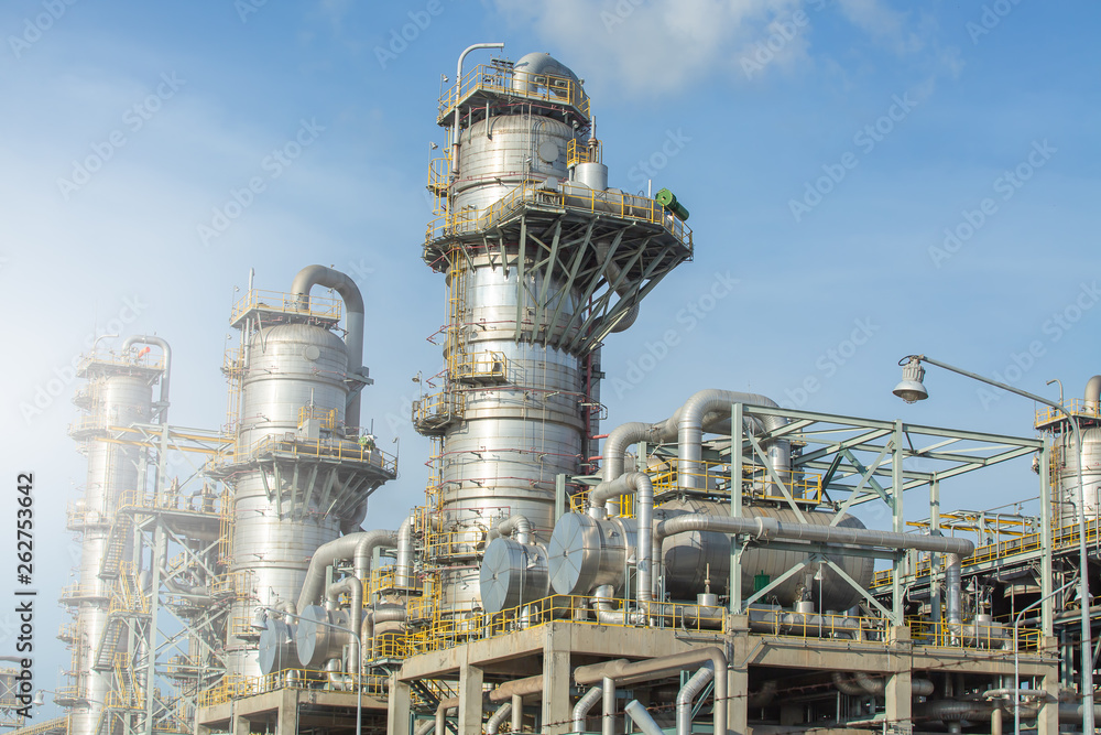 Column, Column tower and Heat Exchanger in Gas separation plant.