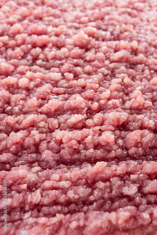 Full screen minced pork puree