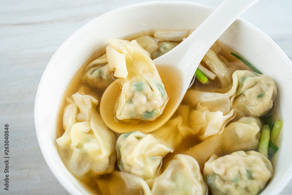 Chinese traditional pasta wonton