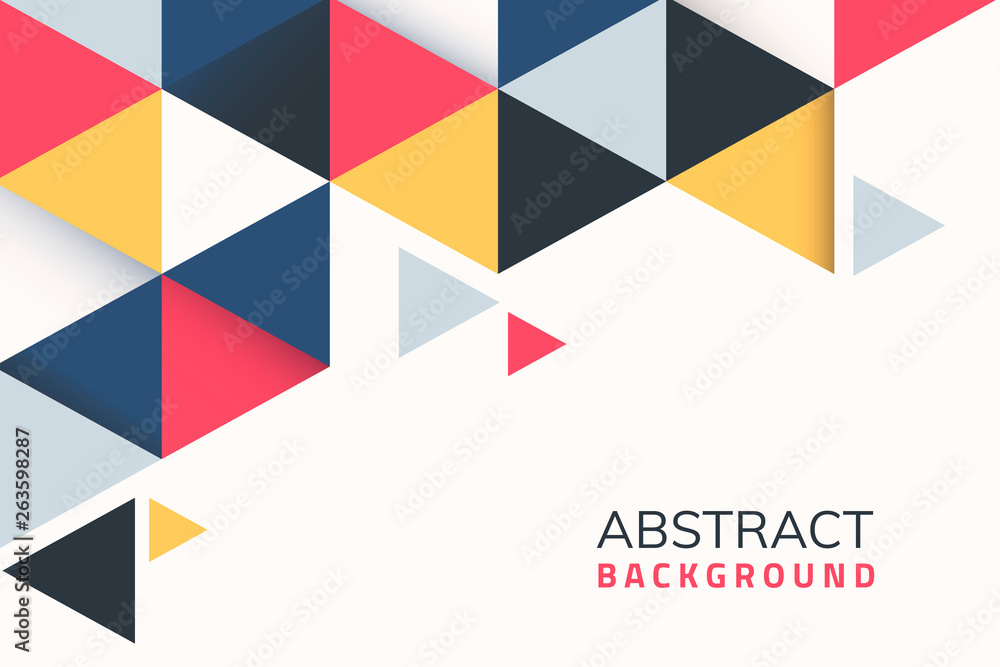 Geometrical abstract background