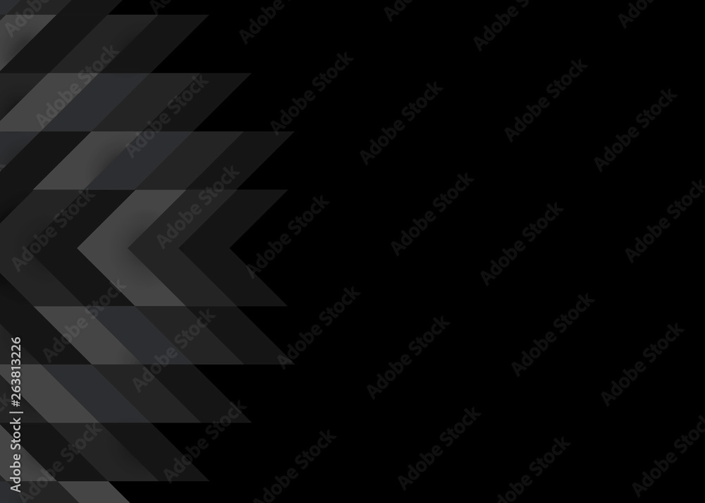 Black 3D modern background design