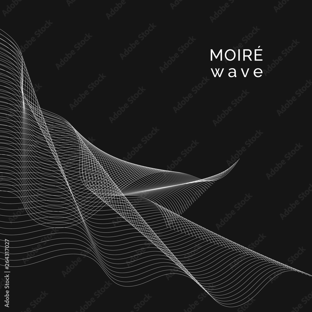 Moiré pattern background