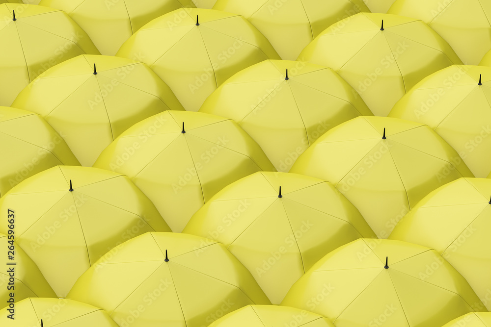 3d rendering, the umbrella with white background