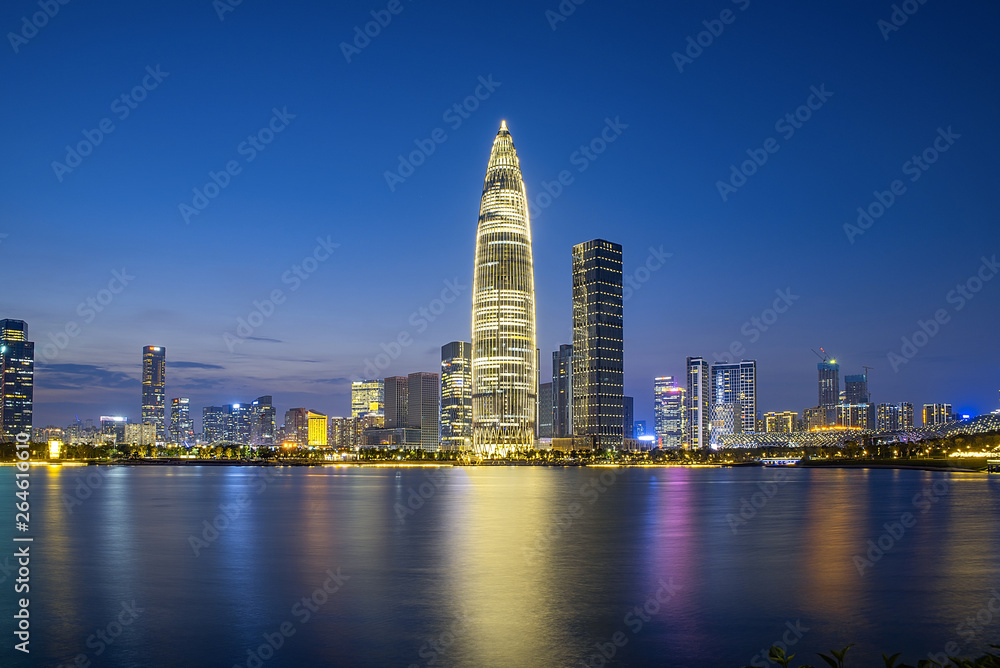 Shenzhen city night scene