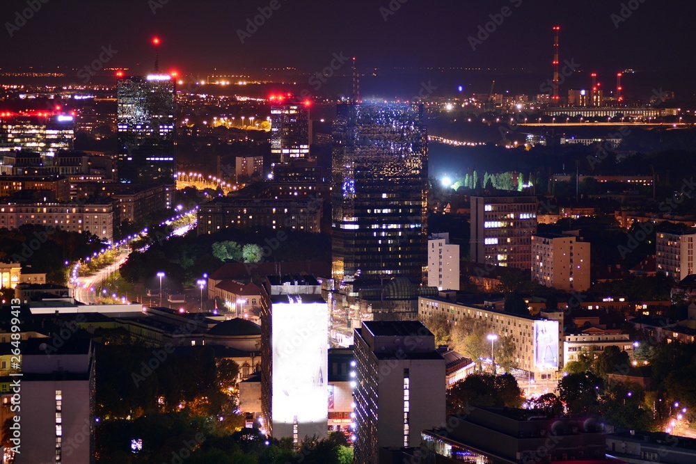 夜晚的城市