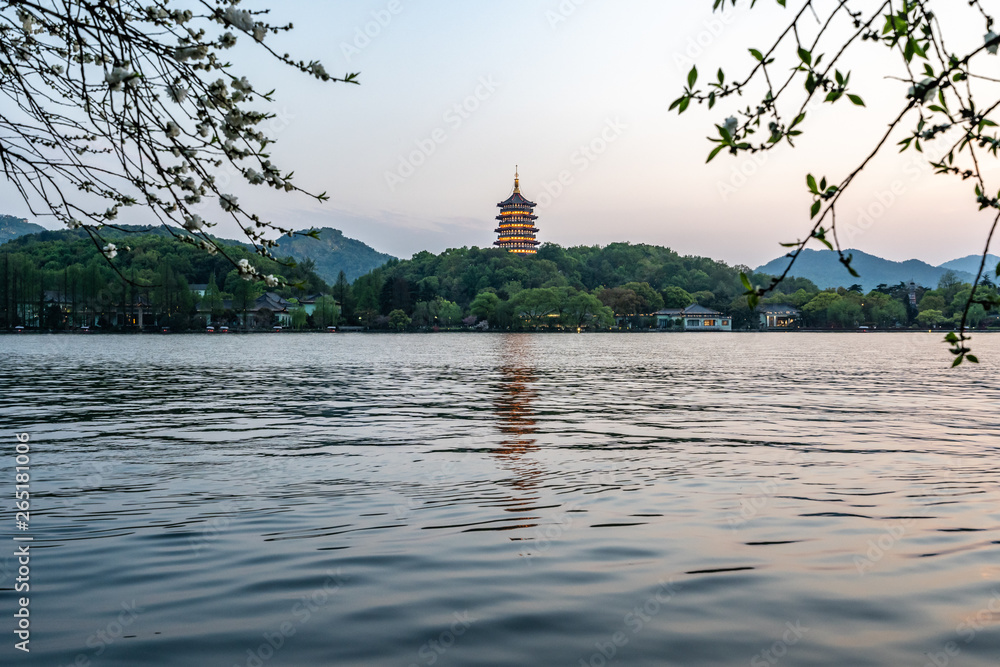 leifeng pagoda in hangzhou china