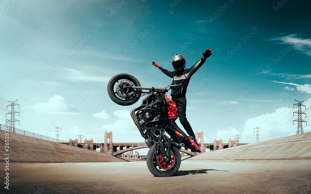 stunt riding