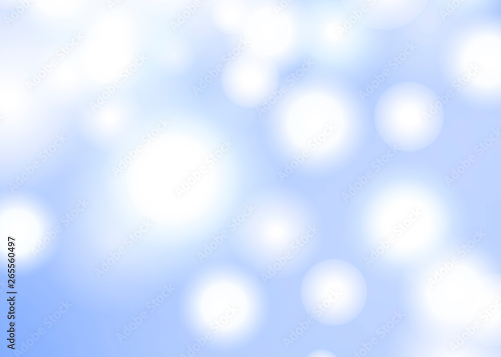 Blue bokeh background