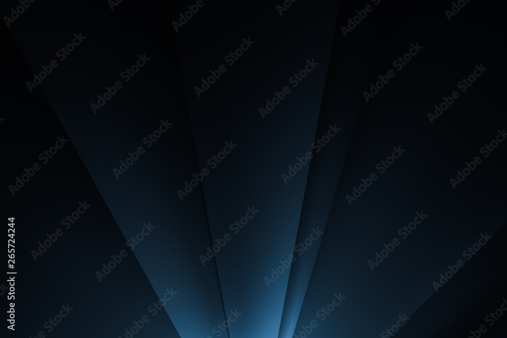 3d rendering, dark background, cube bricks with light effect. Computer digital background.