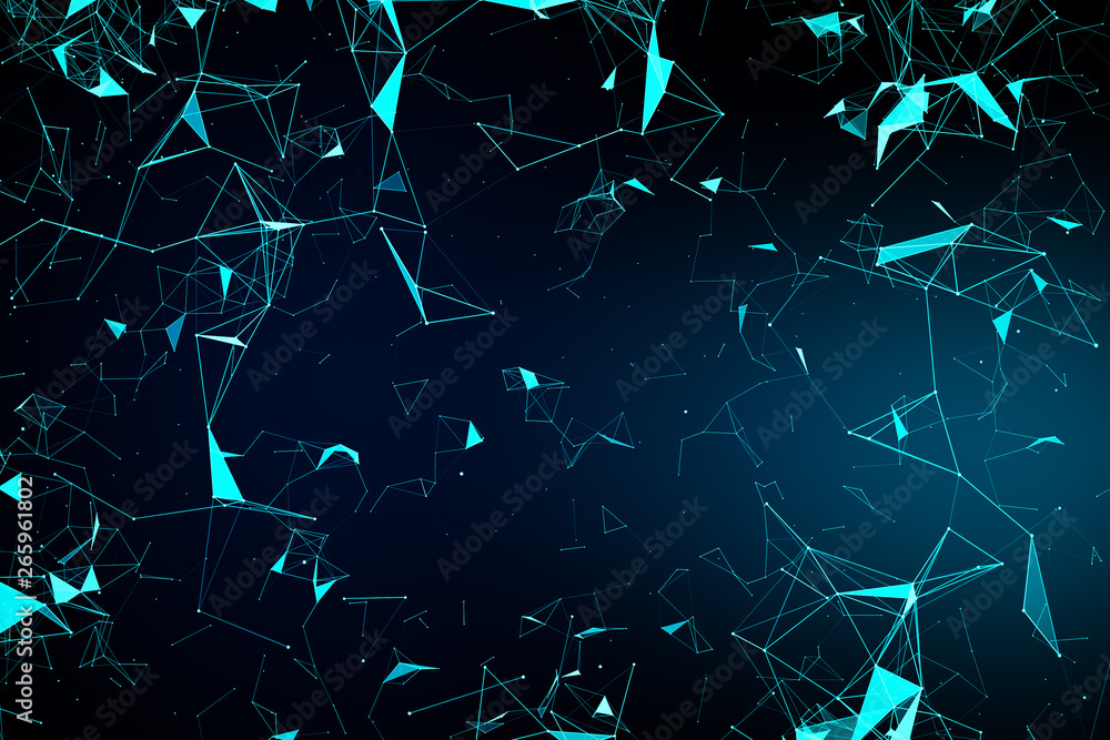 Abstract polygonal background