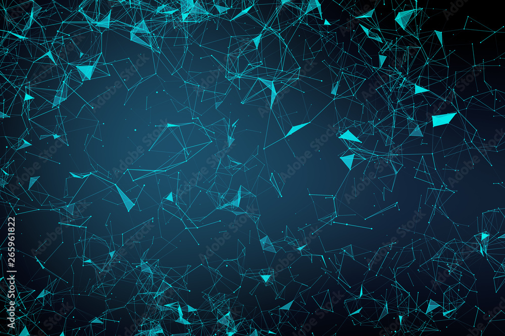 Creative polygonal background